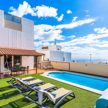 Villa Trueno Refugio De Lujo Con Piscina Climatizada Y Vistas Candelaria Exterior foto