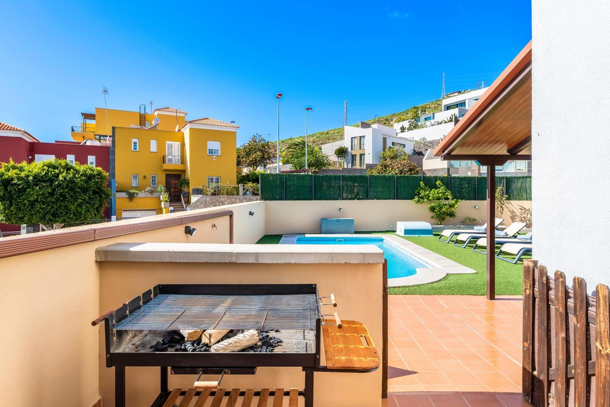 Villa Trueno Refugio De Lujo Con Piscina Climatizada Y Vistas Candelaria Exterior foto
